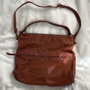 Leather crossbody